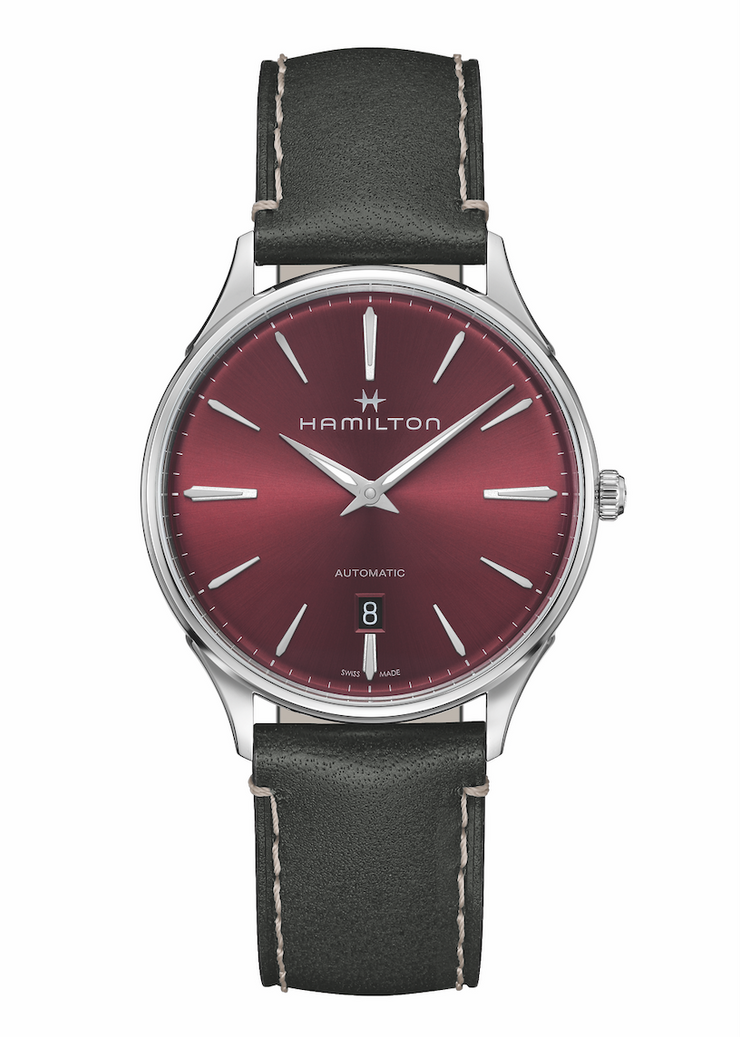 Hamilton 40mm Cranberry Dial Automatic Jazzmaster