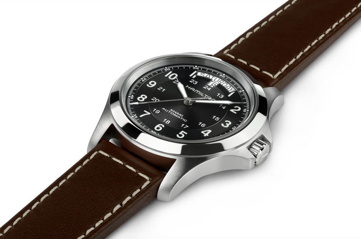 Hamilton Straps H695.646.100 Khaki King Strap • Official dealer •  Watch.co.uk