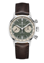 Hamilton Green Dial Intramatic Chronograph Watch