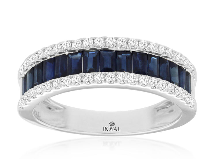 Sapphire & Diamond Band