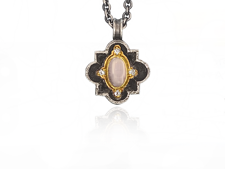 Michael Jensen Moonstone Romanesque Vetus Necklace